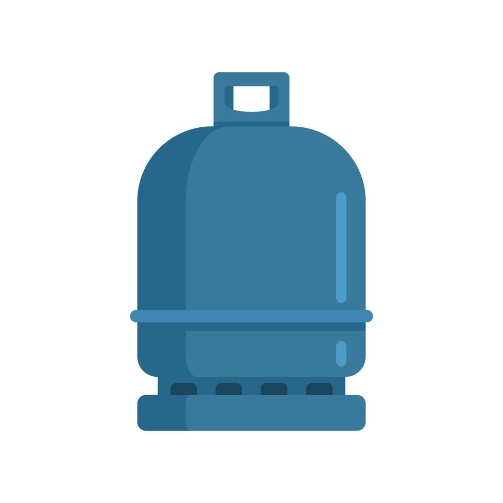 Gas cylinder compressed icon flat isolated vector