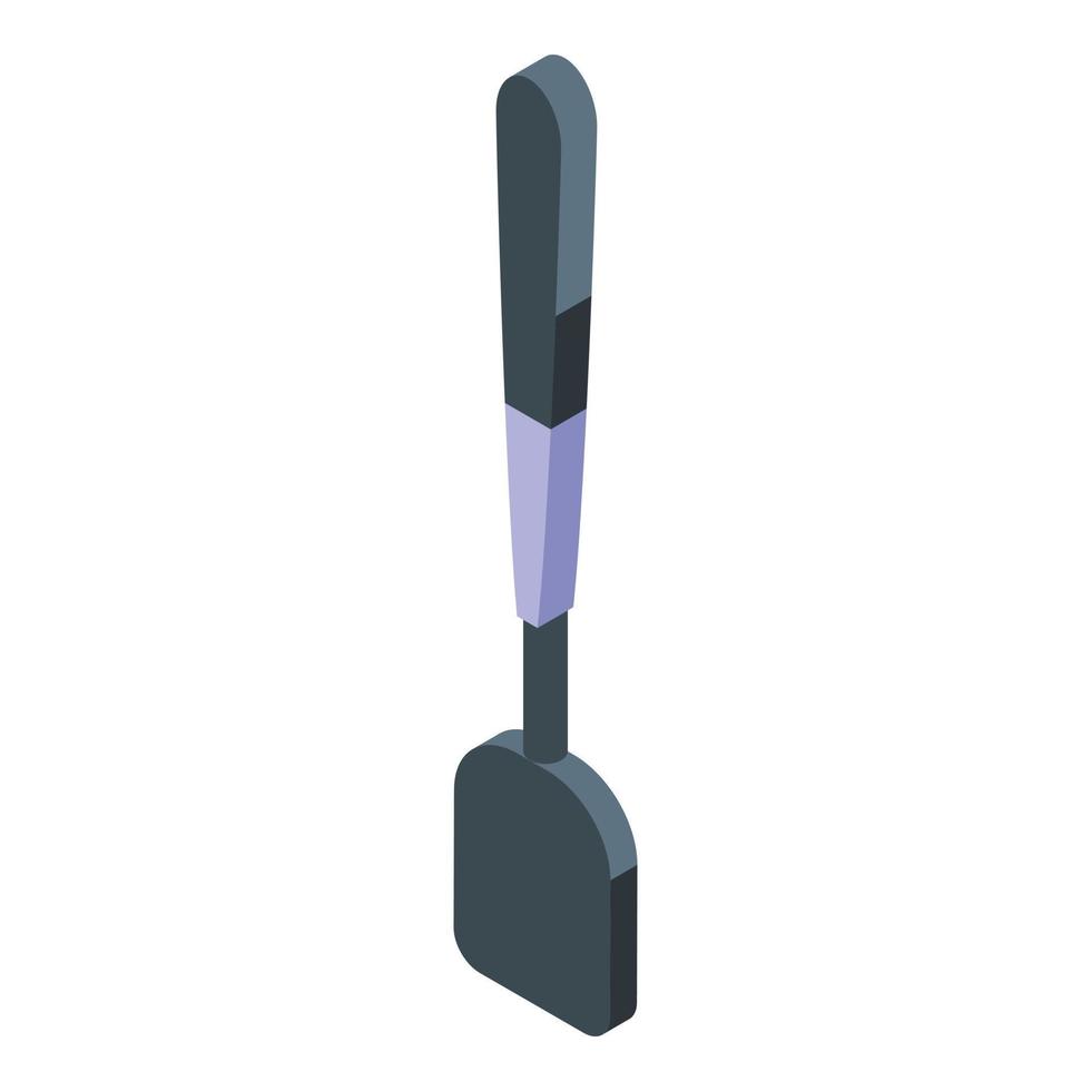 Bbq spatula icon isometric vector. Cooking grill vector