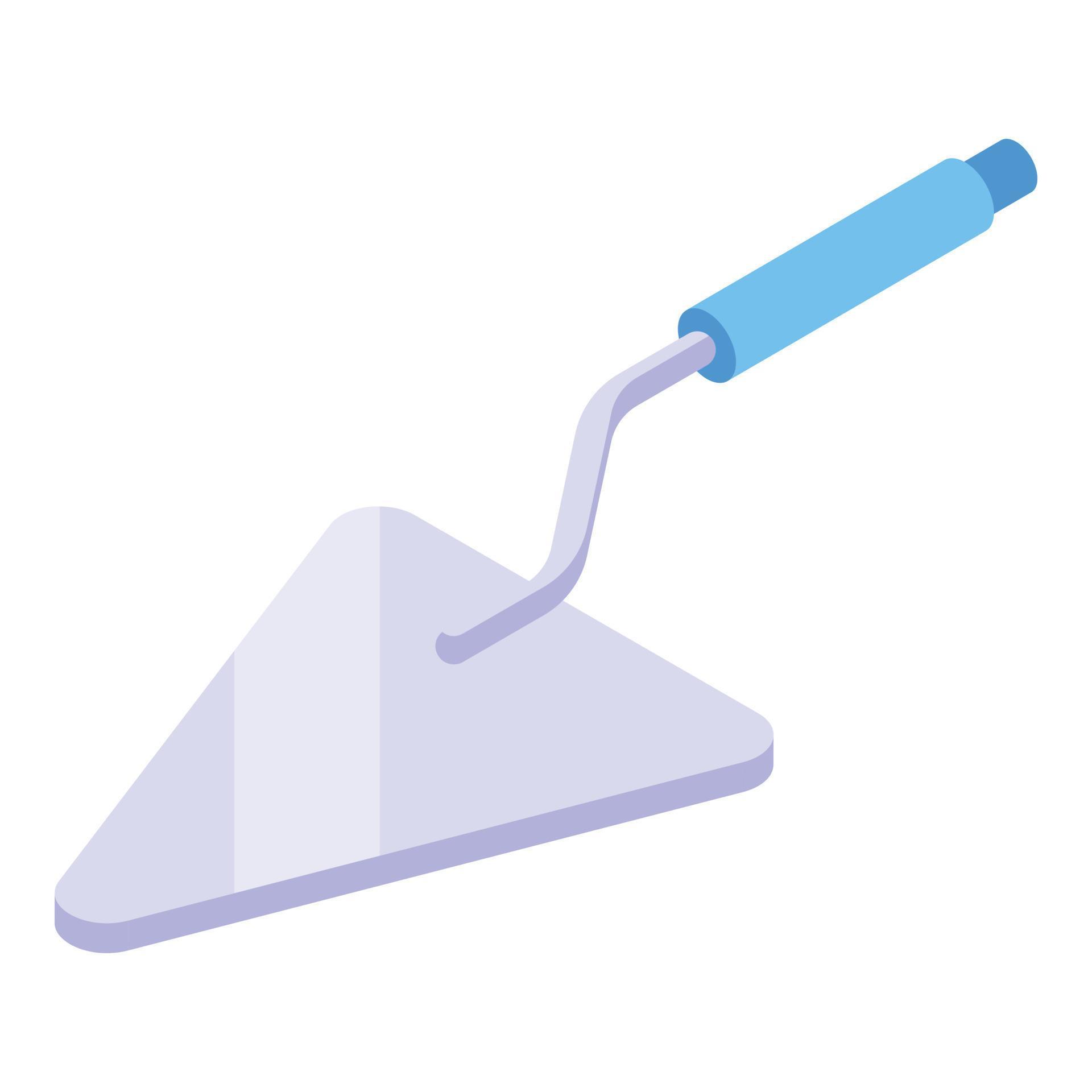 Cement trowel icon isometric vector. Pile building 15032395 Vector Art