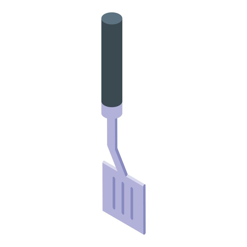 Baking spatula icon isometric vector. Grill cooking vector