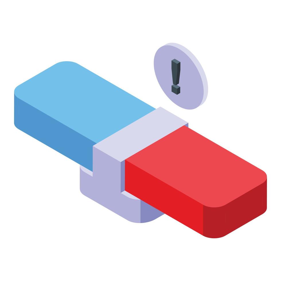 Police flasher icon isometric vector. Self defence vector