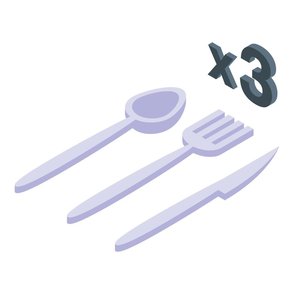 Food deliver tools icon isometric vector. Order delivery vector
