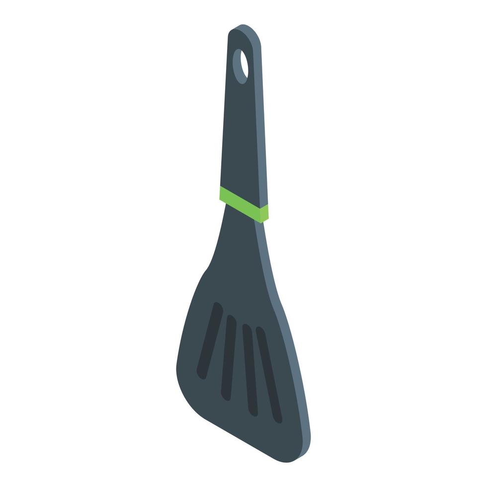 Spatula icon isometric vector. Trowel tool vector