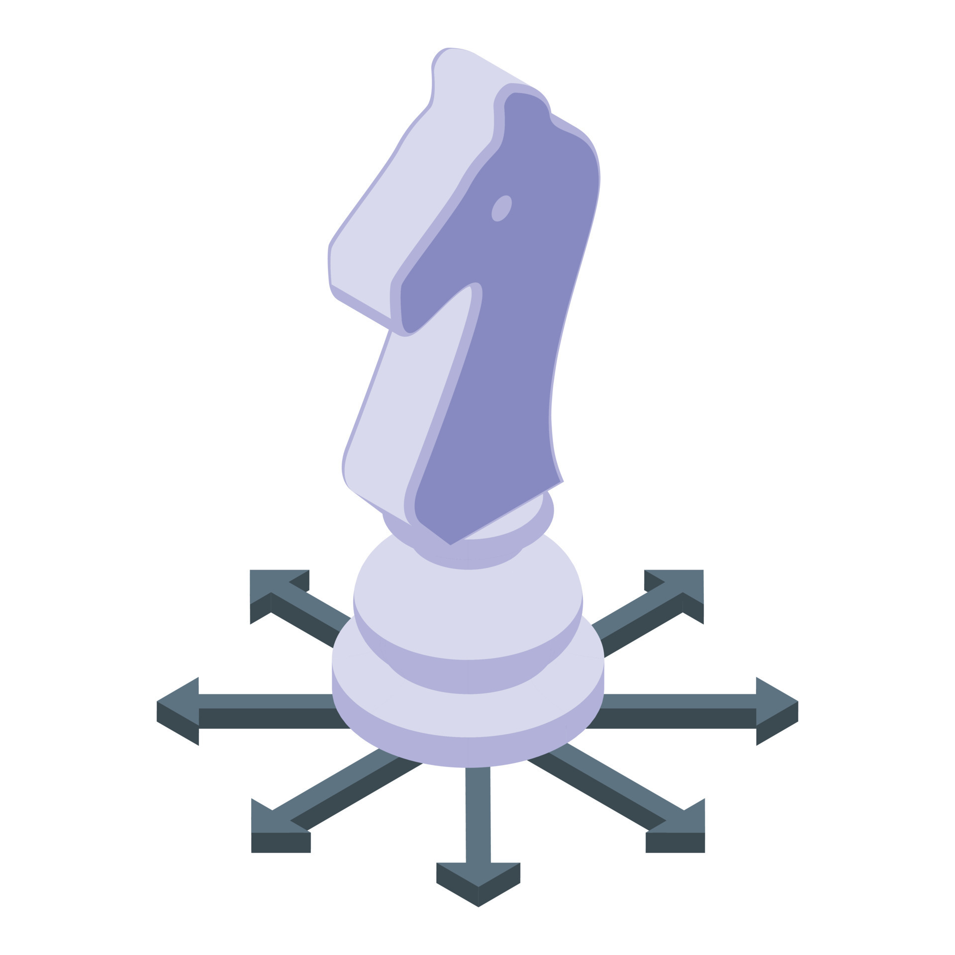 Risk move icon isometric vector. Return strategy 15032877 Vector Art at