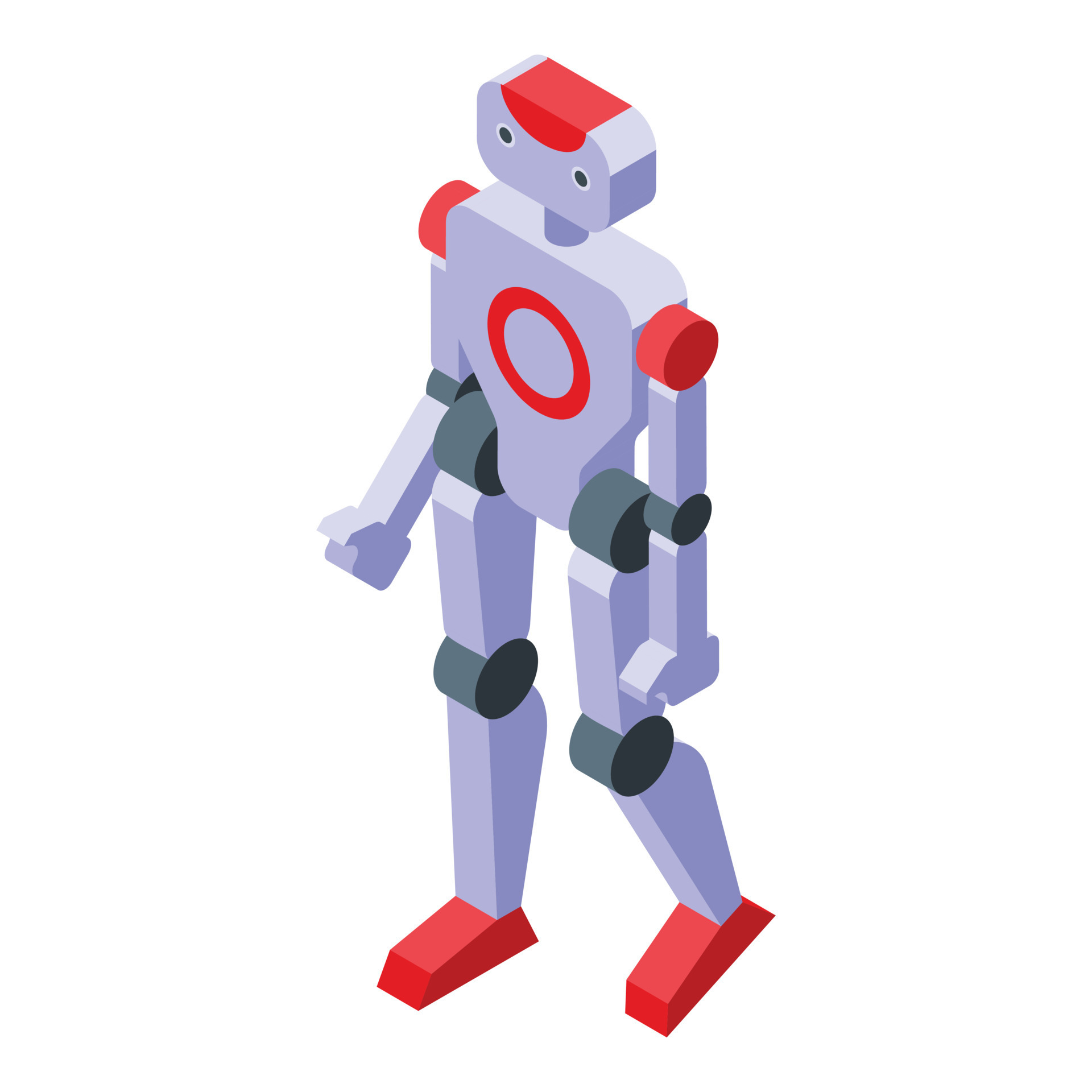 Robot research icon isometric vector. Lab science 15032975 Vector Art