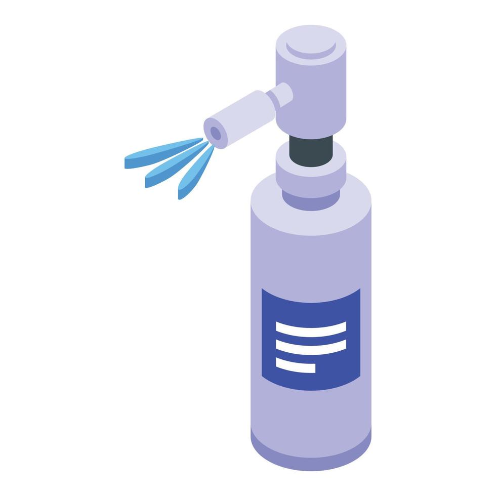 Antiviral spray icon isometric vector. Medicine virus vector