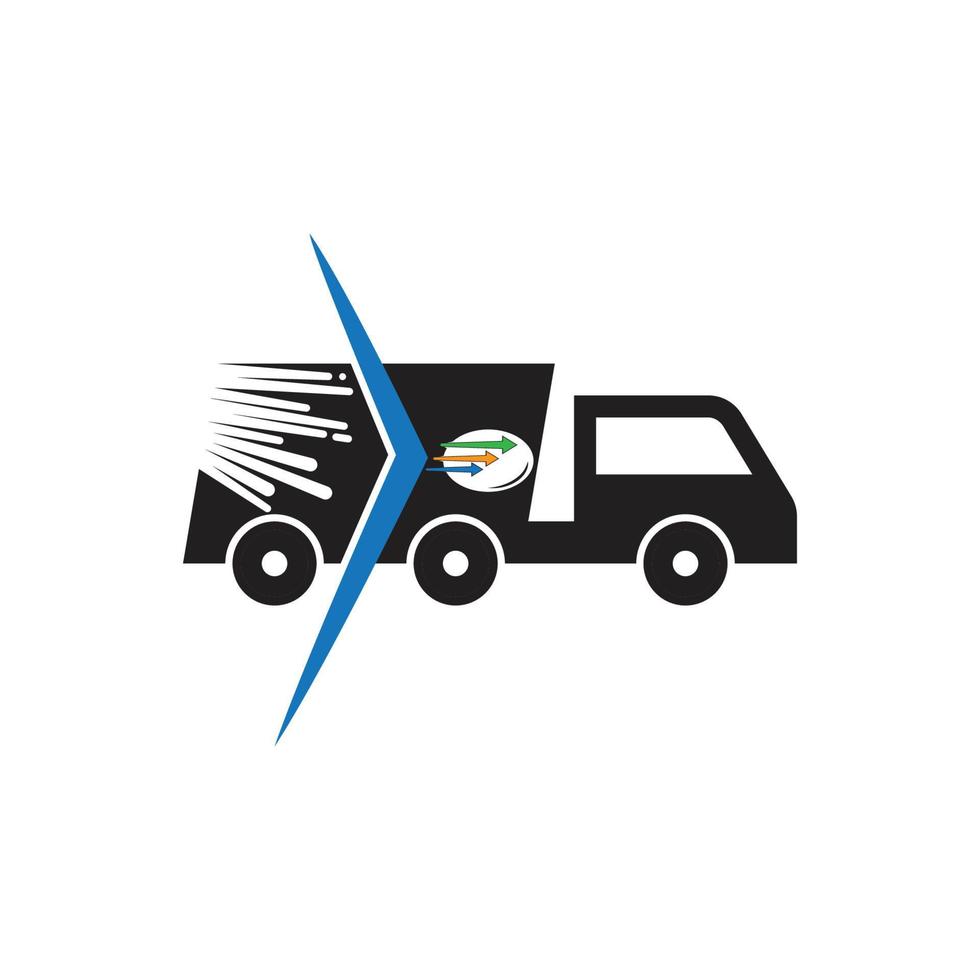 Logistics company logo icon vector