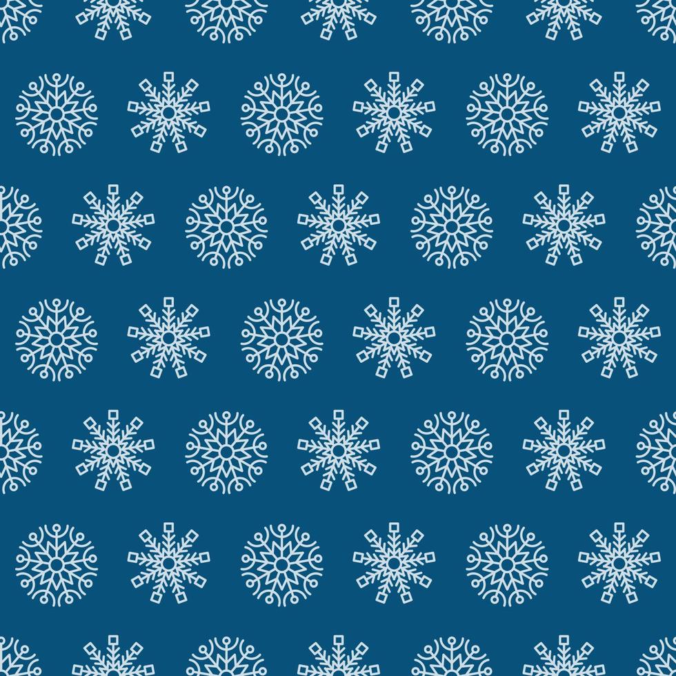 fondo transparente con copos de nieve. elementos de decoración de navidad y año nuevo. ilustración vectorial vector