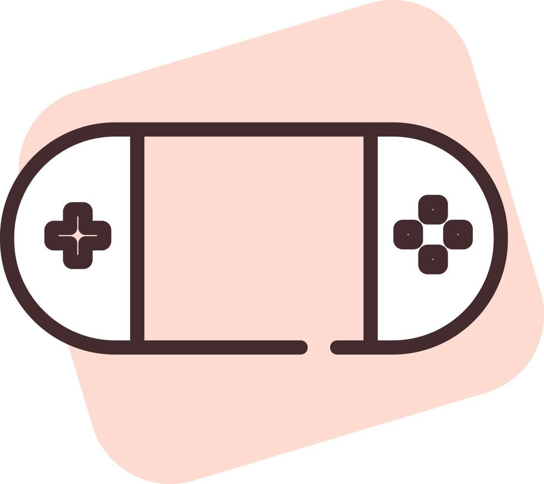 interruptor de nintendo de electrónica, icono, vector sobre fondo blanco.