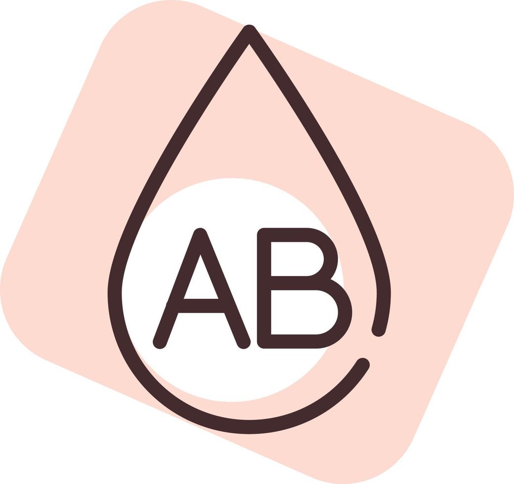 Prosthesis blood, icon, vector on white background.