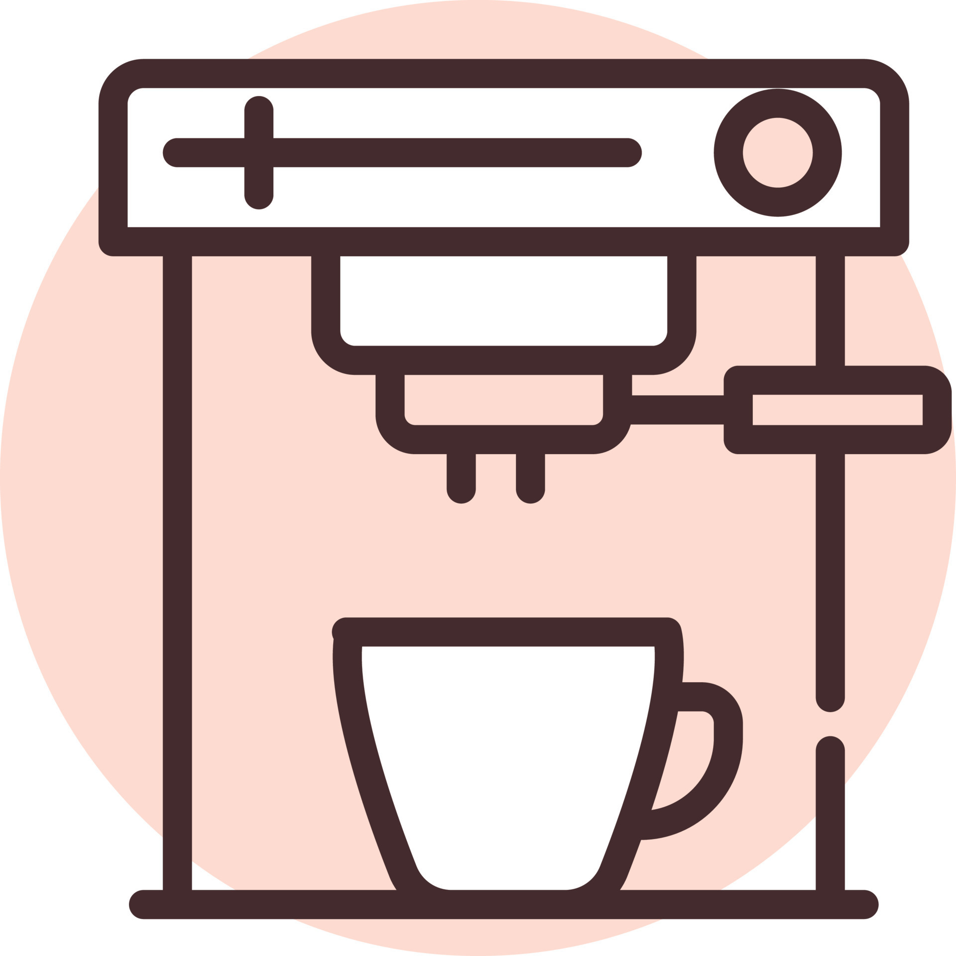 Technology coffee maker, icon, vector on white background. 15034936 Vector  Art at Vecteezy