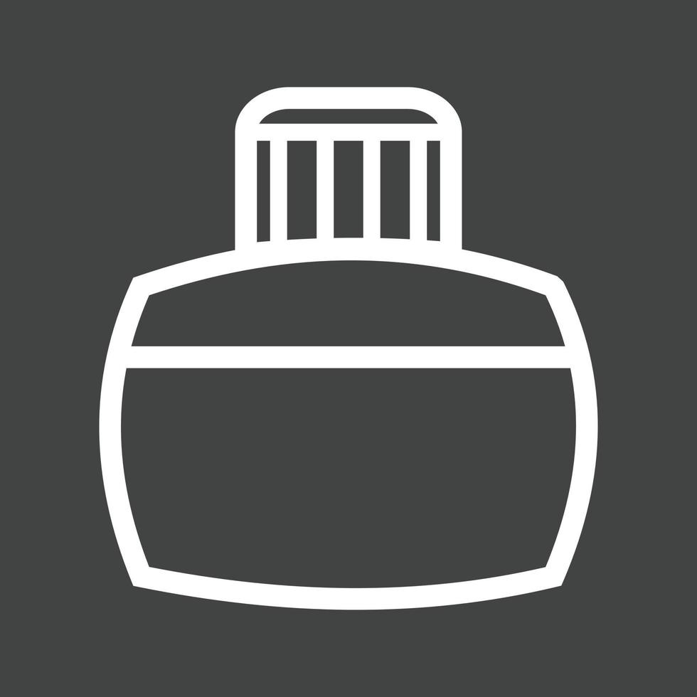 Ink Bottle Line Inverted Icon 15035063 Vector Art at Vecteezy