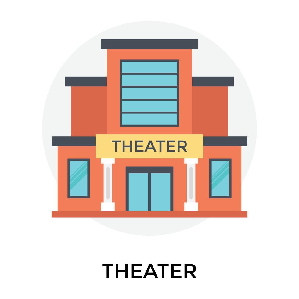 Trendy Theater Concepts vector