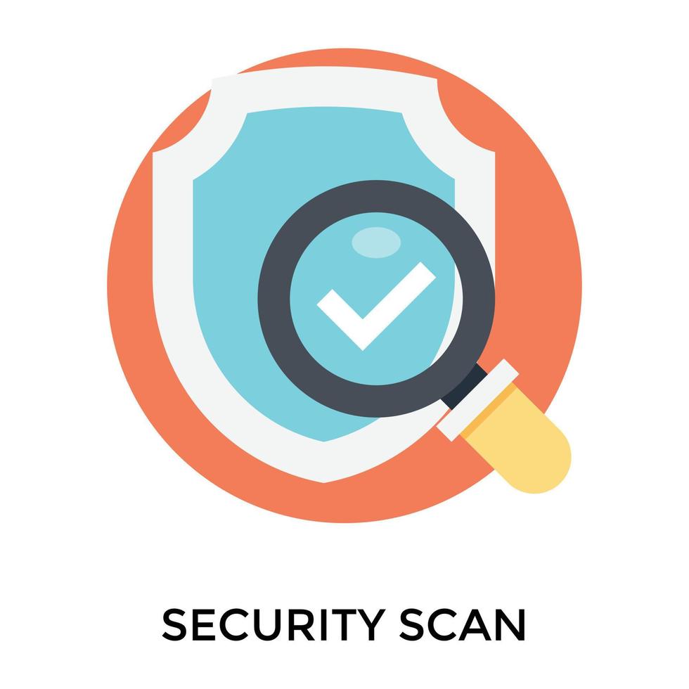 Trendy Security Scan 15035196 Vector Art at Vecteezy