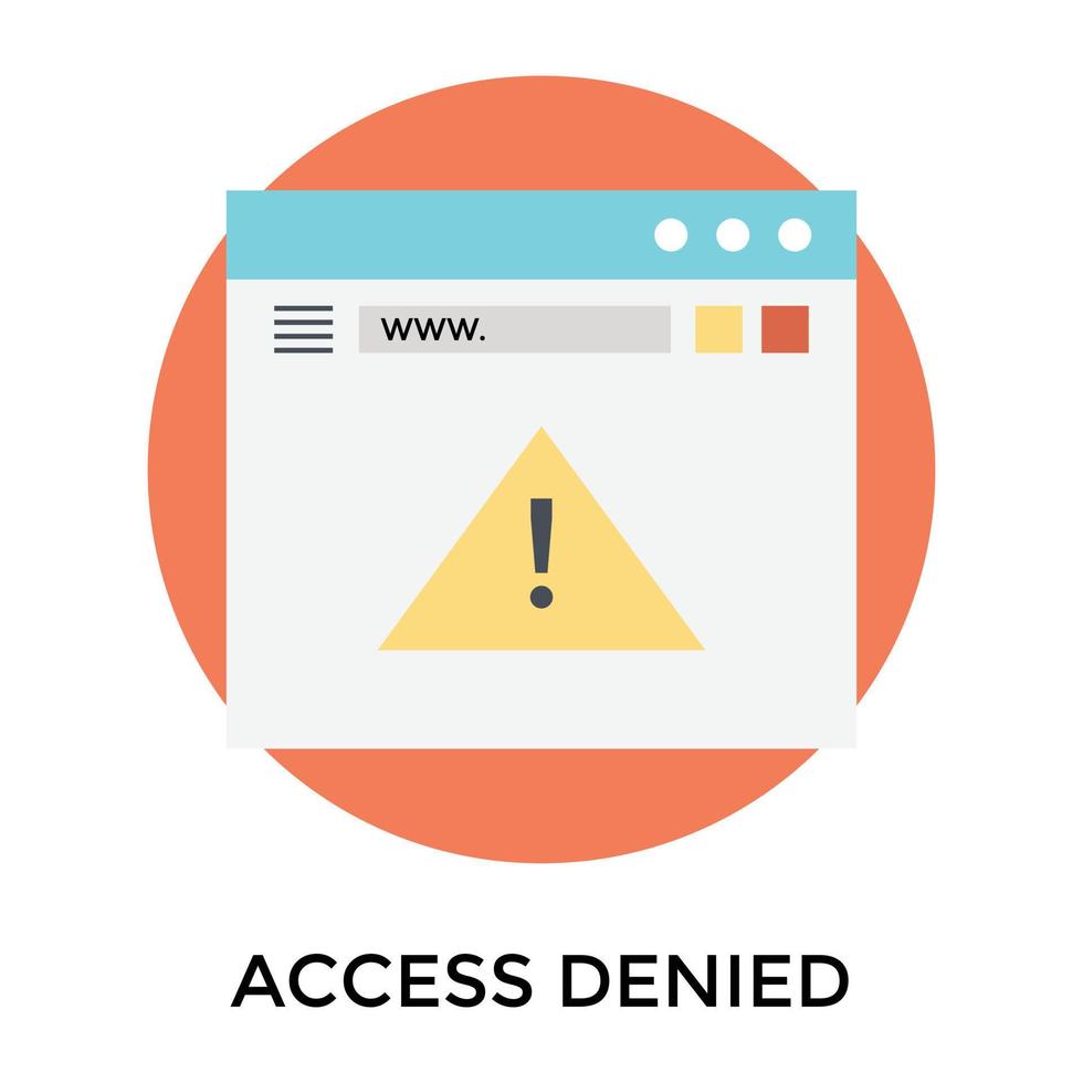 Access Denied Error vector