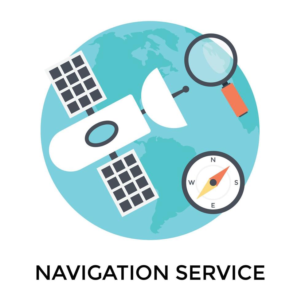 Navigation Satellite System vector