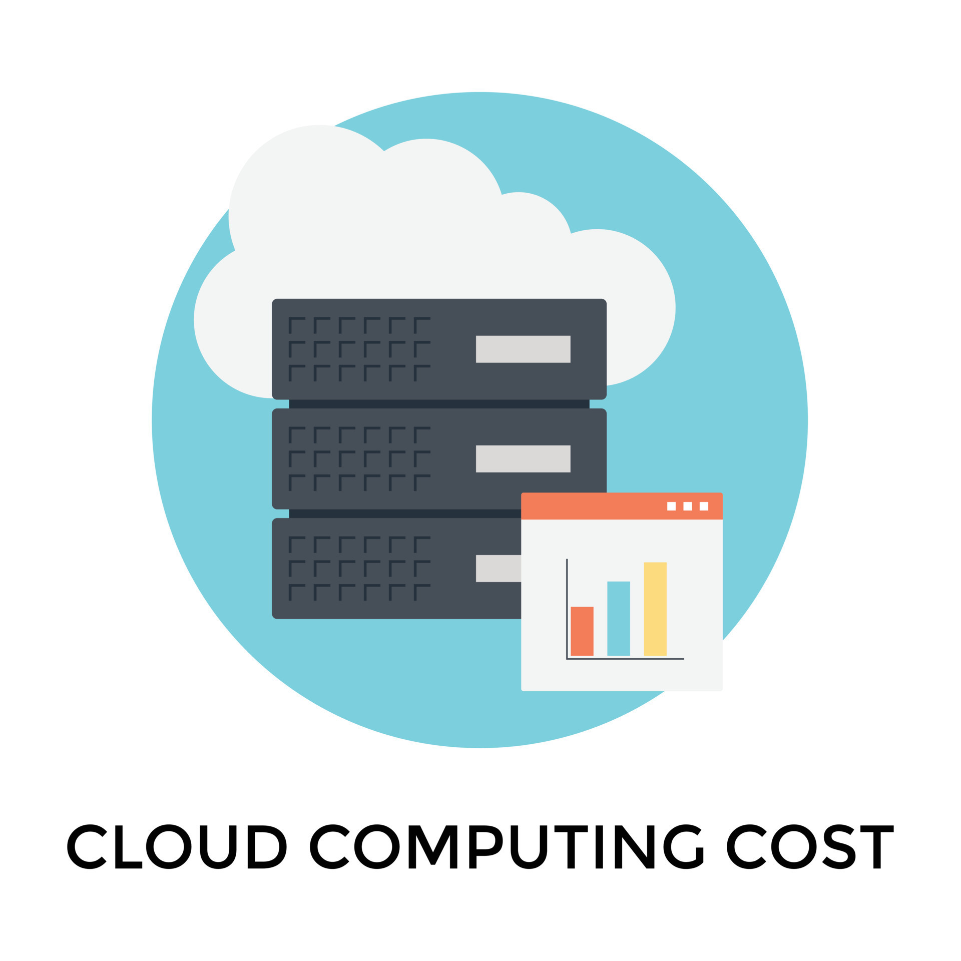 Cloud Computing Cost 15035418 Vector Art at Vecteezy