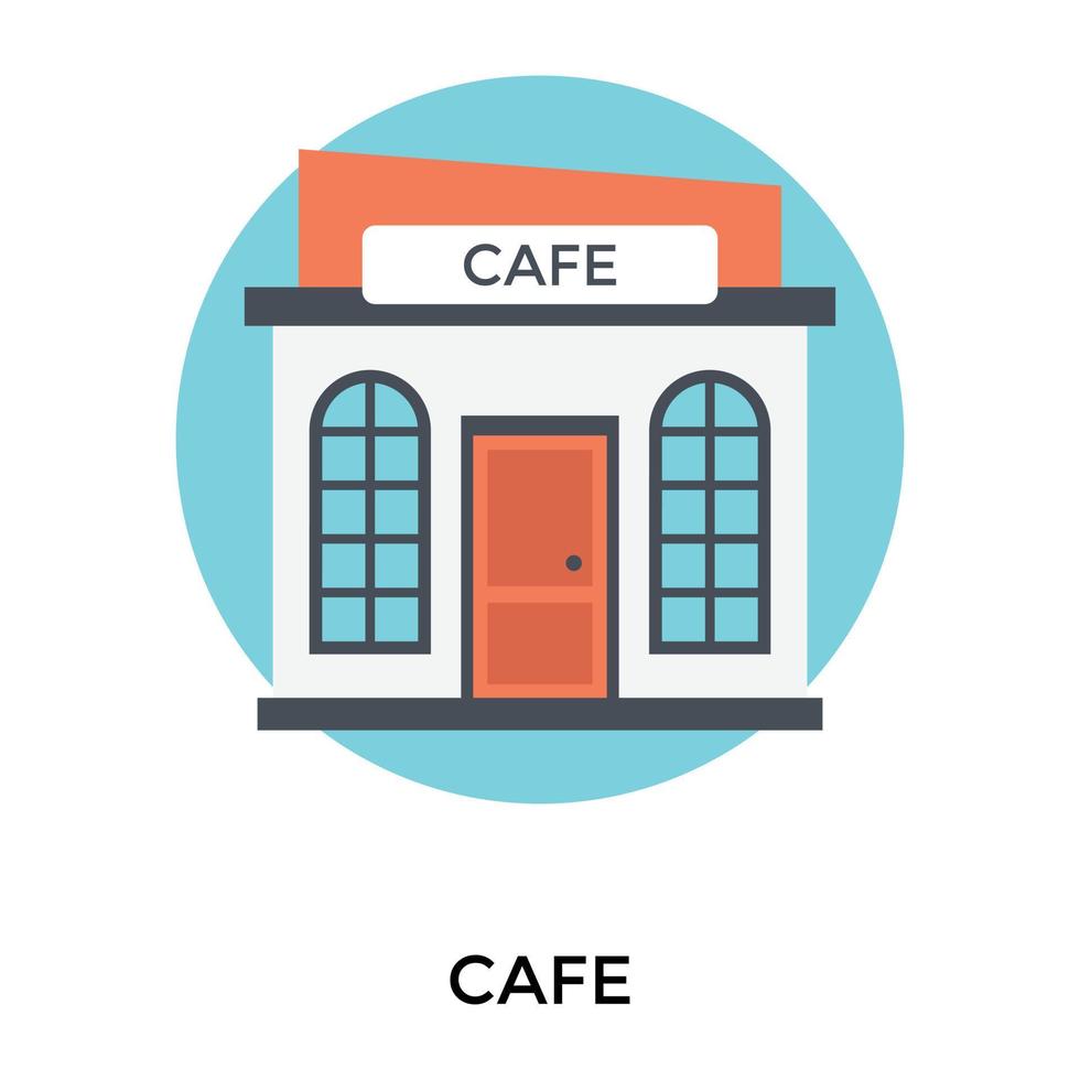 Trendy Cafe Concepts vector