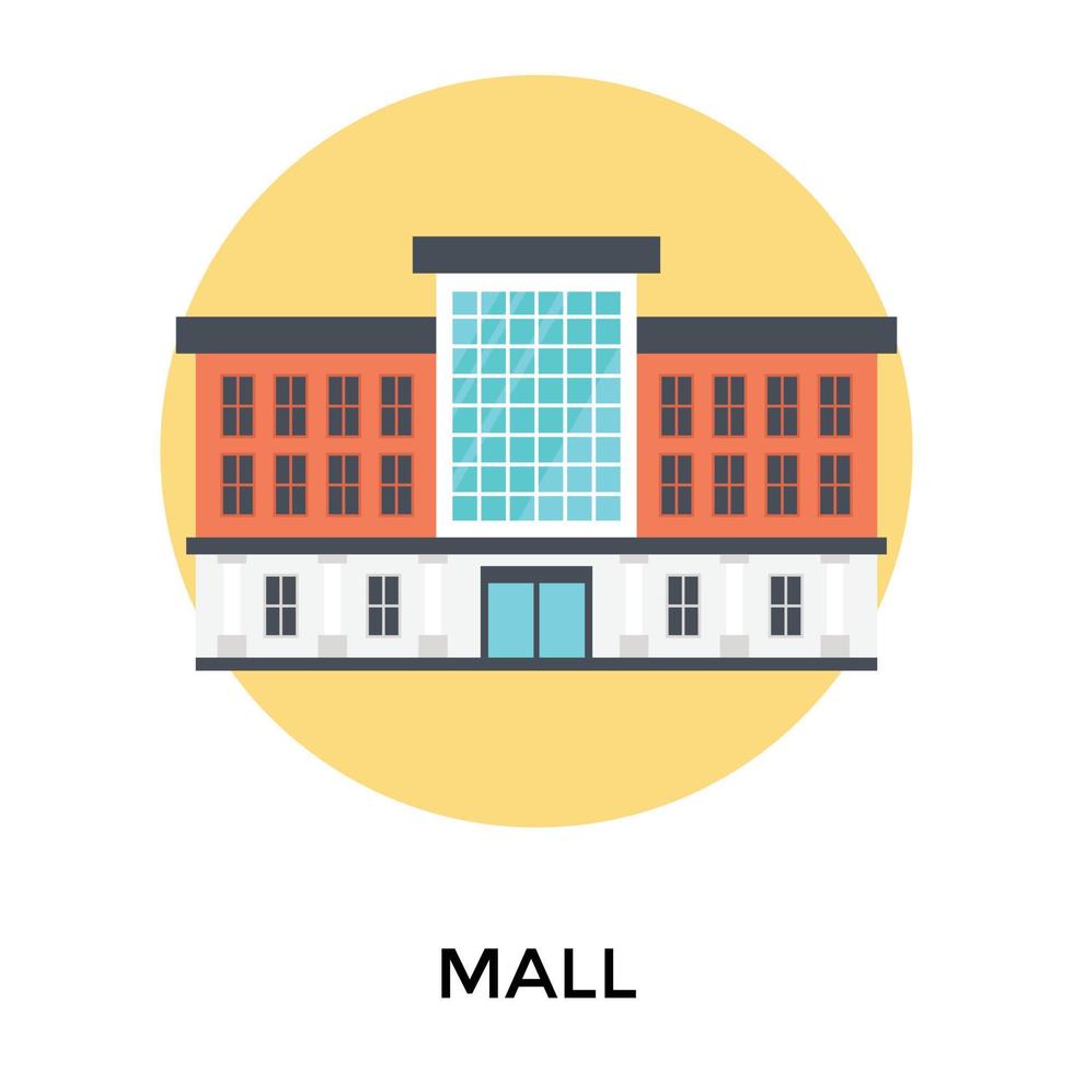 Trendy Mall Concepts vector