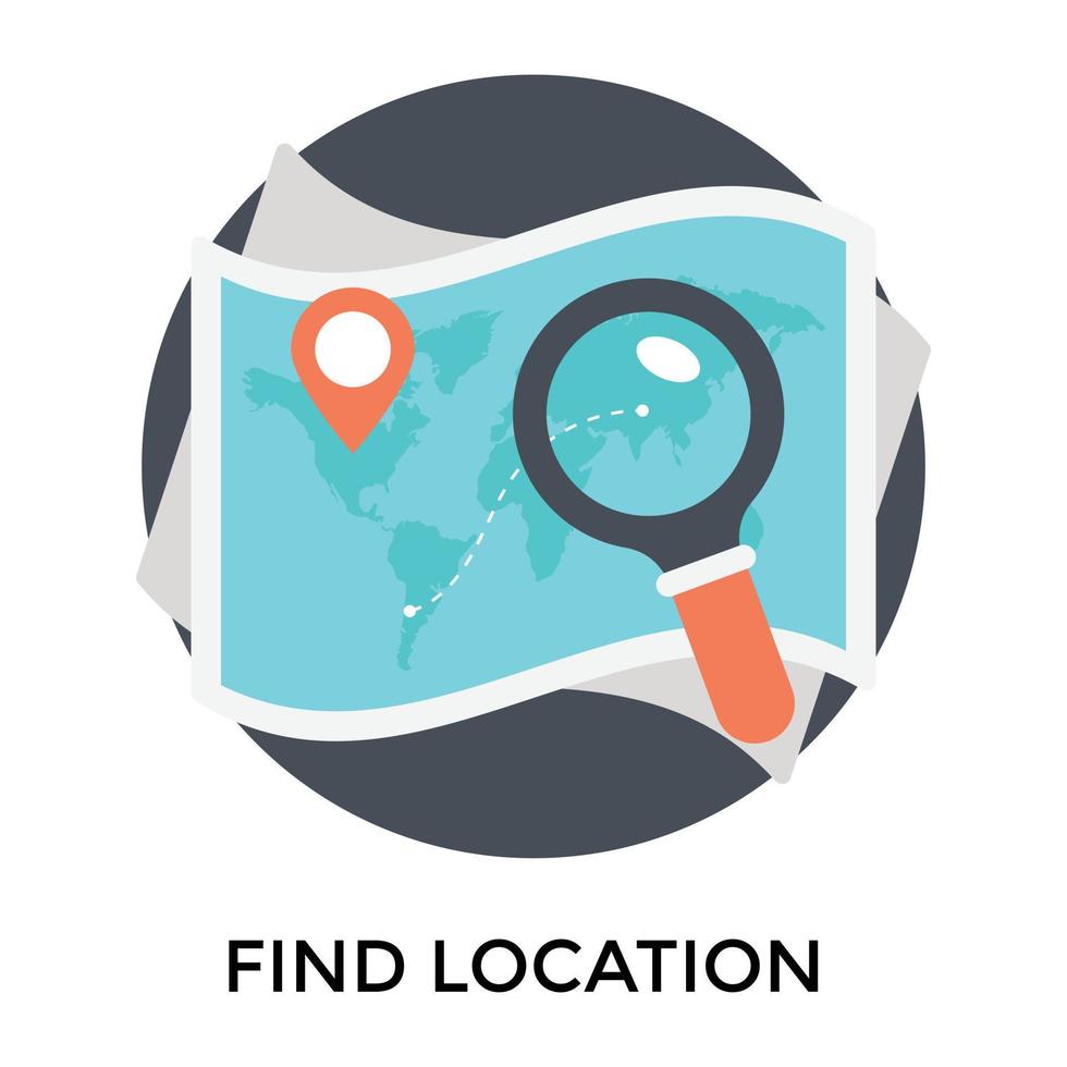 Trendy Find Location vector