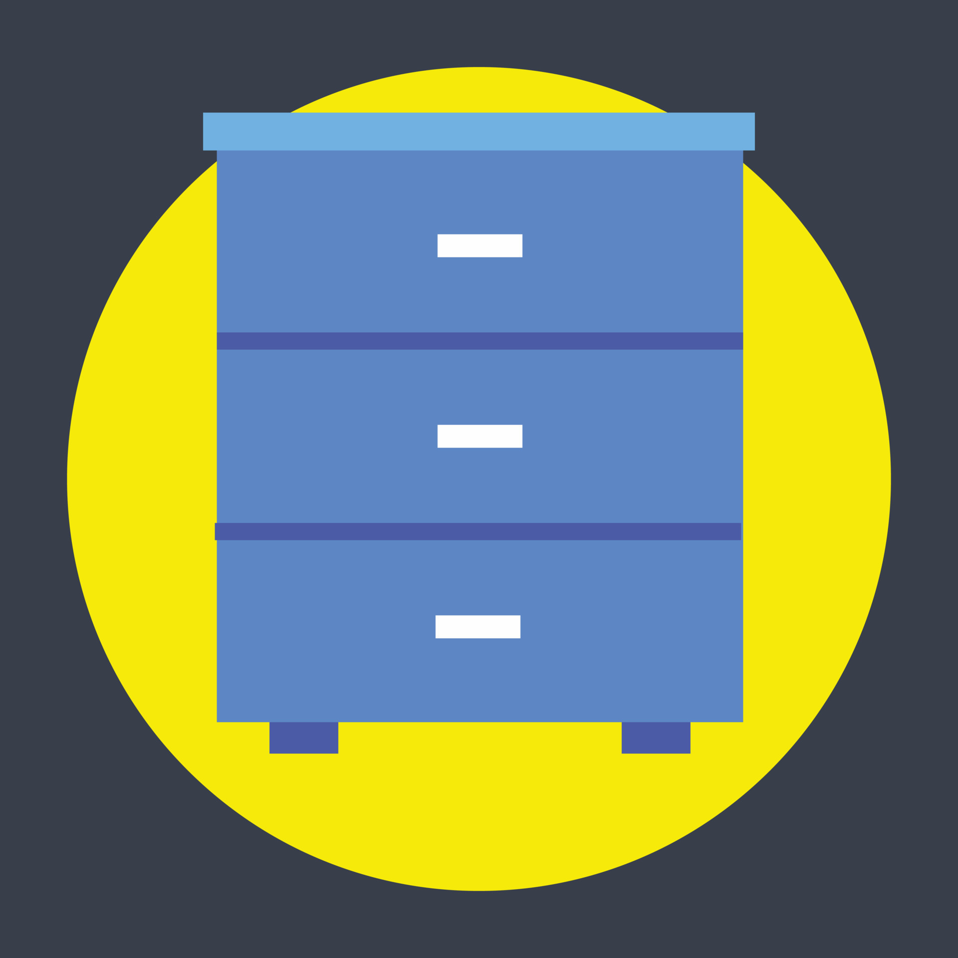 Chest of Drawer 15035813 Vector Art at Vecteezy