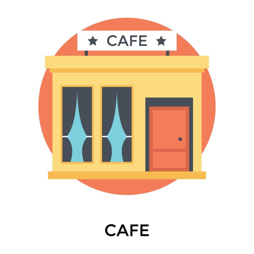 Trendy Cafe Concepts vector