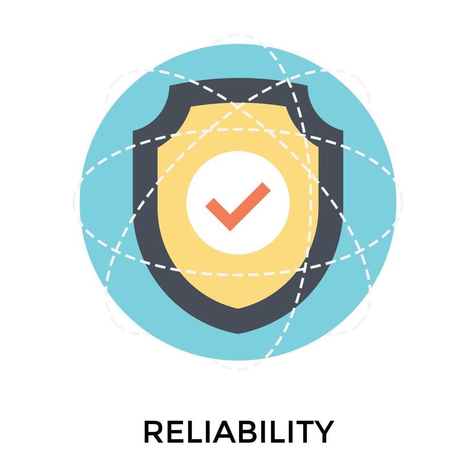 Trendy Network Security vector