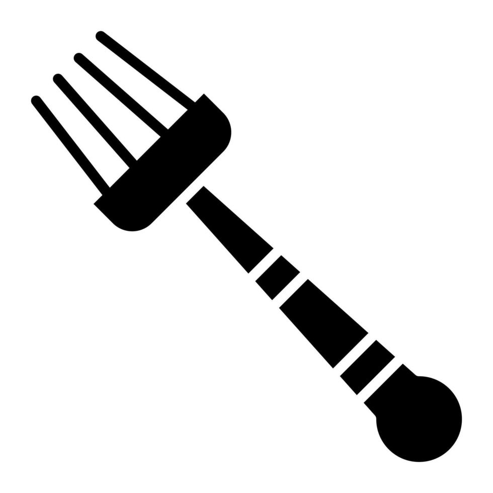 Fork Glyph Icon vector