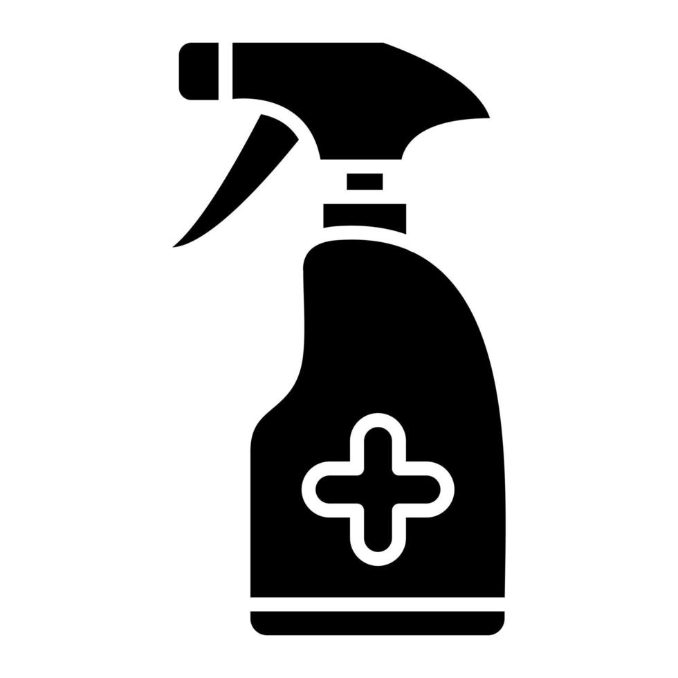 Antiseptic Glyph Icon vector