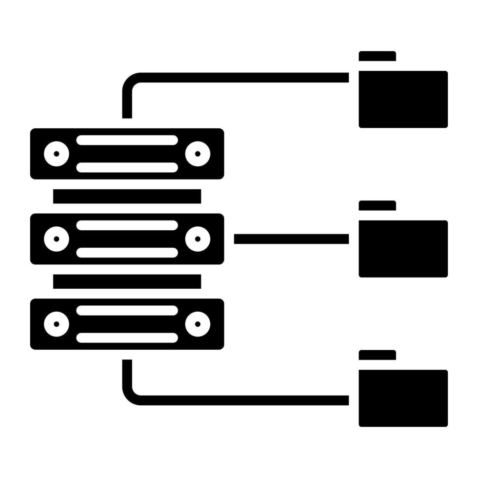 Data Source Glyph Icon 15036509 Vector Art at Vecteezy