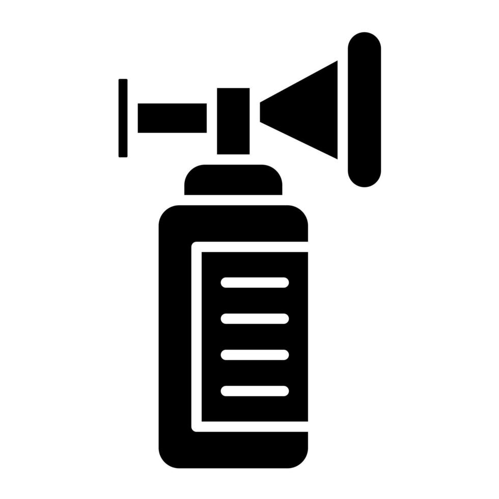 Air Horn Glyph Icon vector