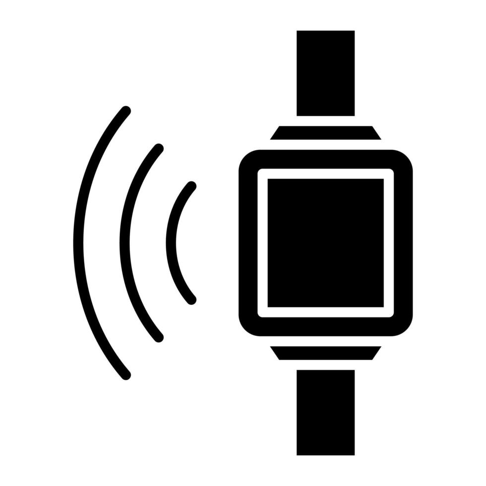 Smart Watch Glyph Icon vector