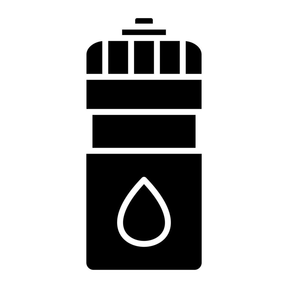Water Bottles Glyph Icon vector