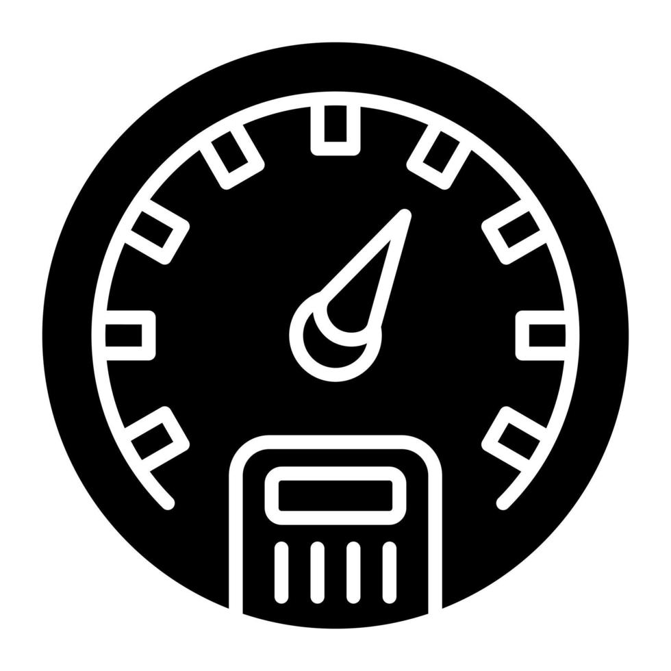 Barometer Glyph Icon vector