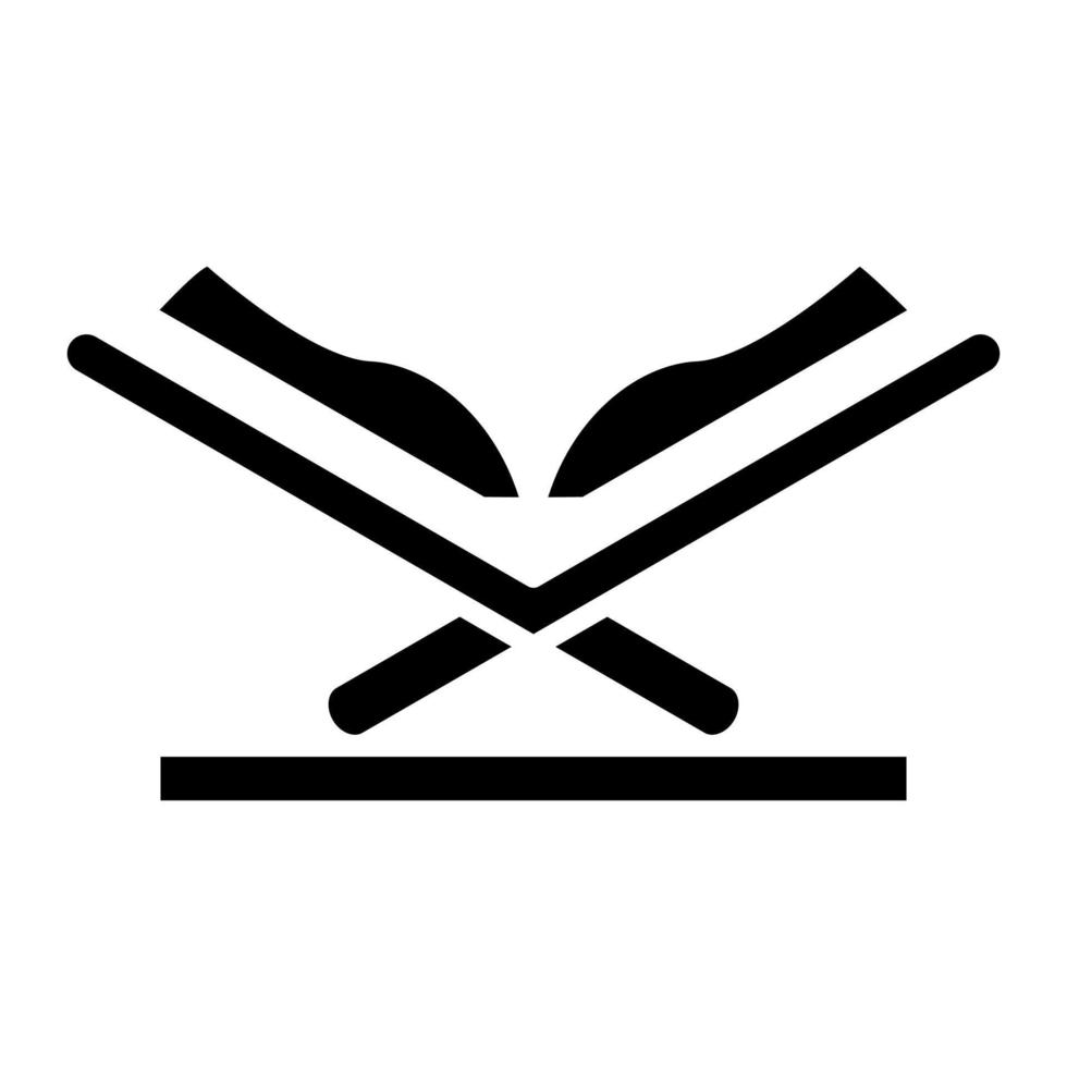 Quran Glyph Icon vector