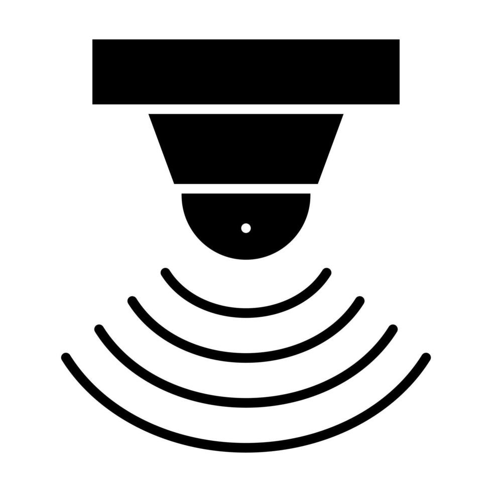 Motion Sensor Glyph Icon vector