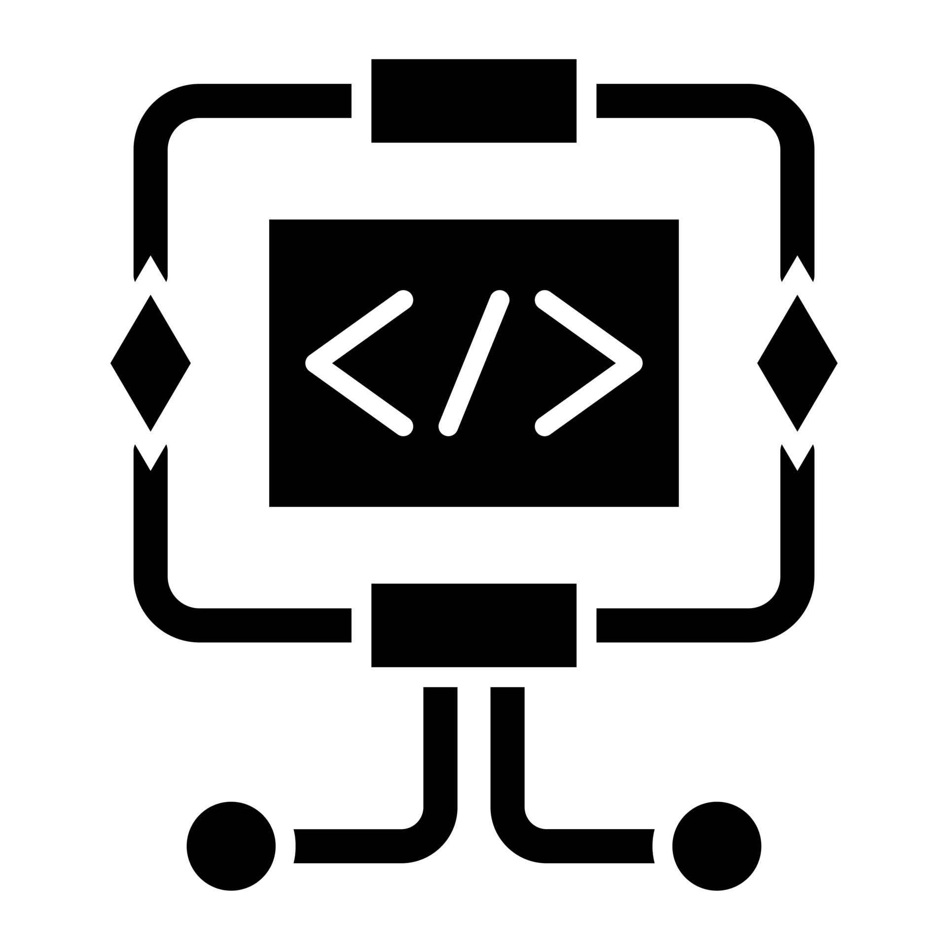 Algorithm Glyph Icon 15037447 Vector Art at Vecteezy