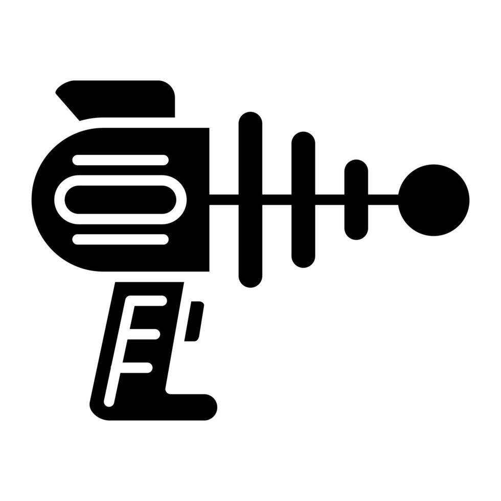 Game Gun Glyph Icon vector