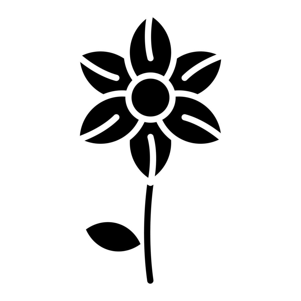 Freesia Glyph Icon vector