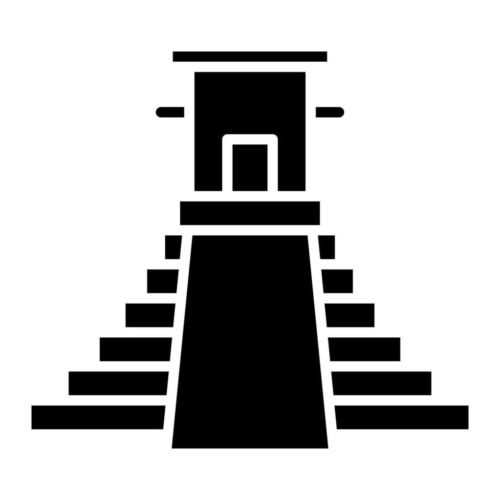 Mesoamerican Glyph Icon vector