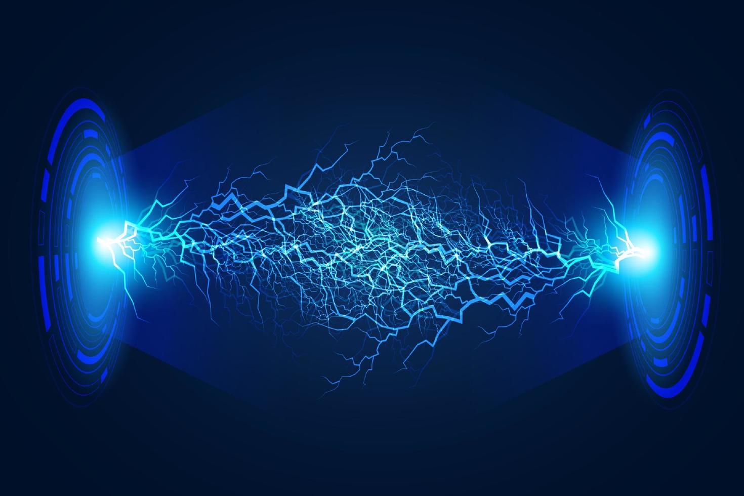 Modern Holographic Lightning vector