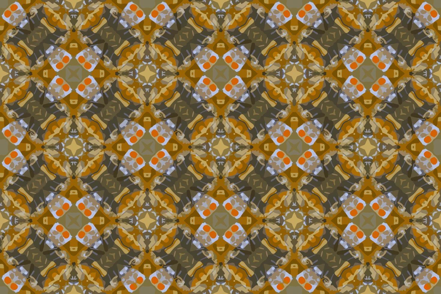 Abstract seamless pattern, seamless wallpaper, seamless background designed for use for interior,wallpaper,fabric,curtain,carpet,clothing,Batik,satin,background , illustration, Embroidery style. vector