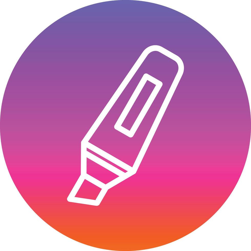 Highlighter Vector Icon DesignHiking Vector Icon Design