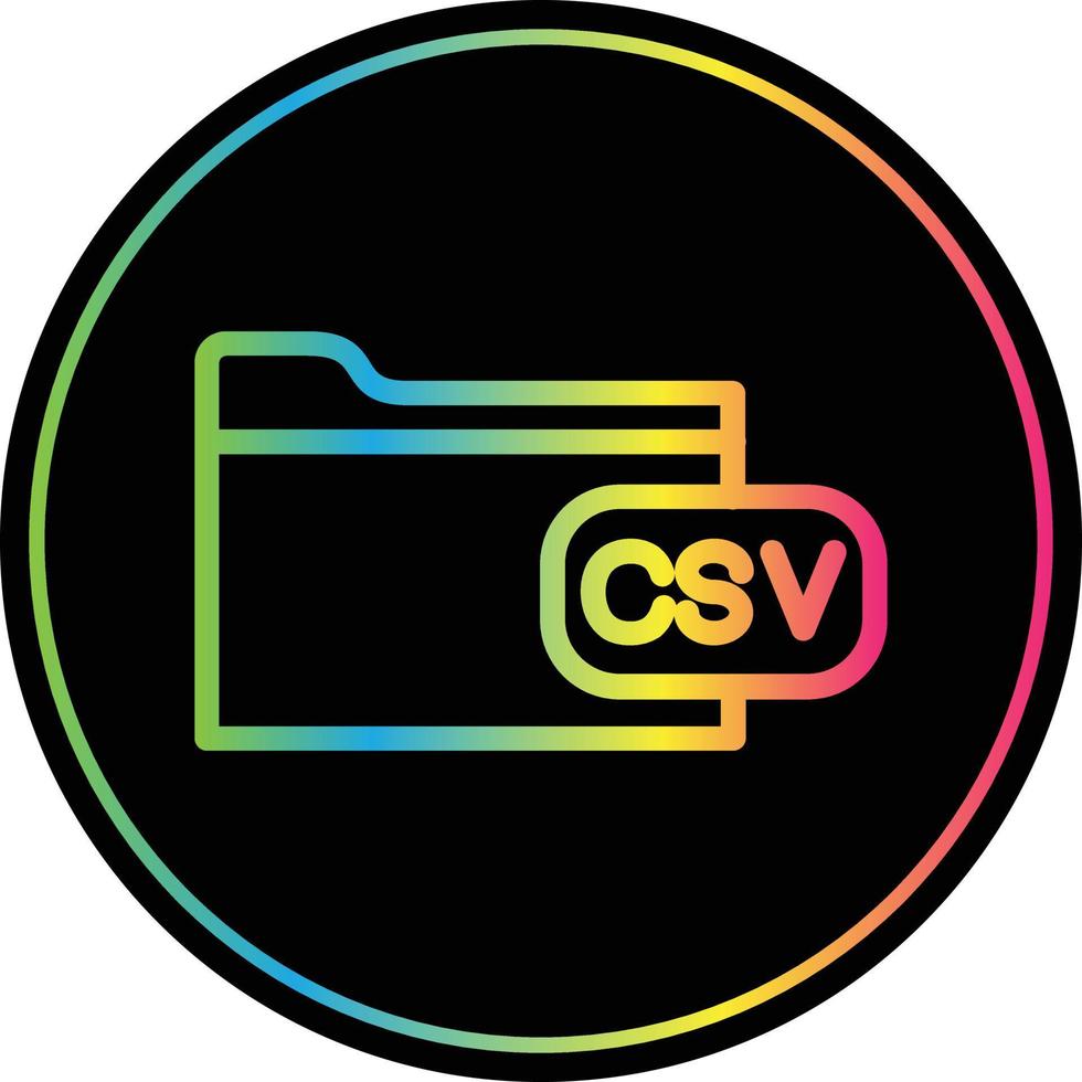 File Csv Vector Icon Design