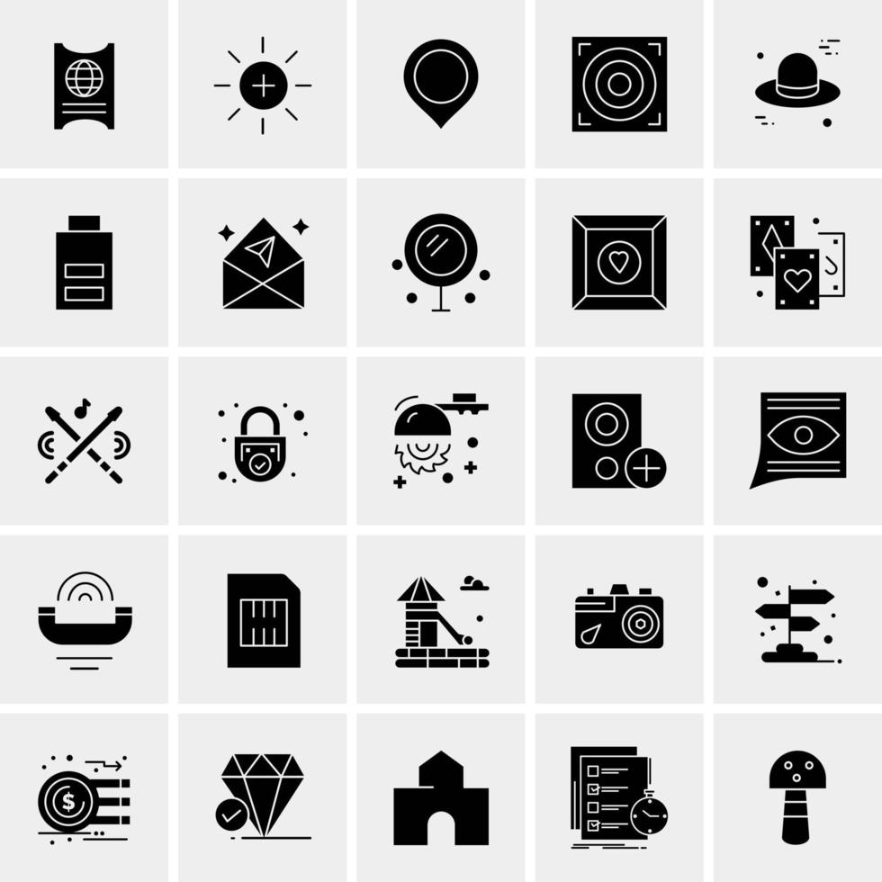 25 Universal Business Icons Vector Creative Icon Illustration to use in web and Mobile Related project