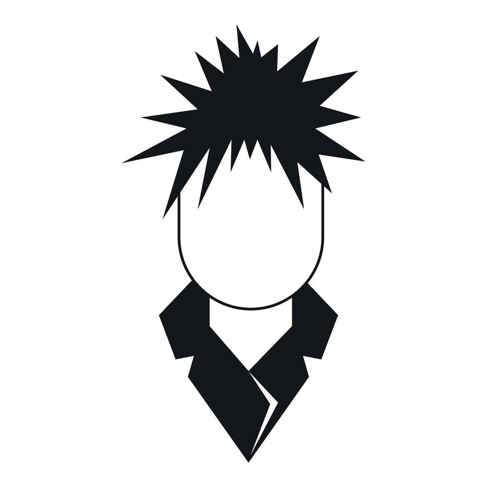 icono de cantante, estilo simple vector