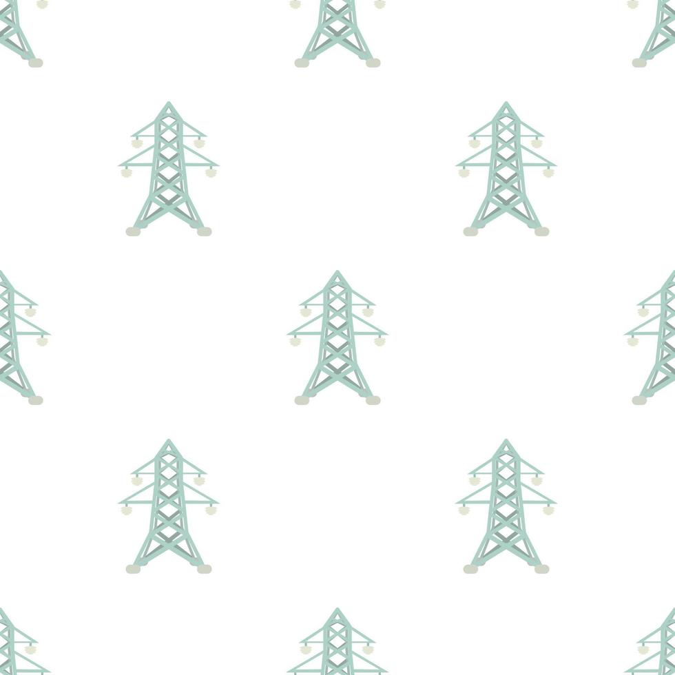 Electric pole pattern seamless vector