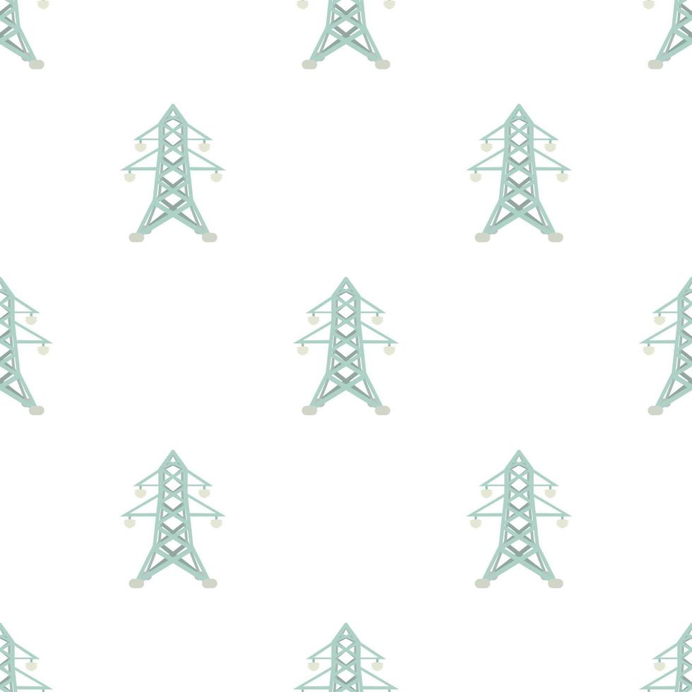 Electric pole pattern seamless vector