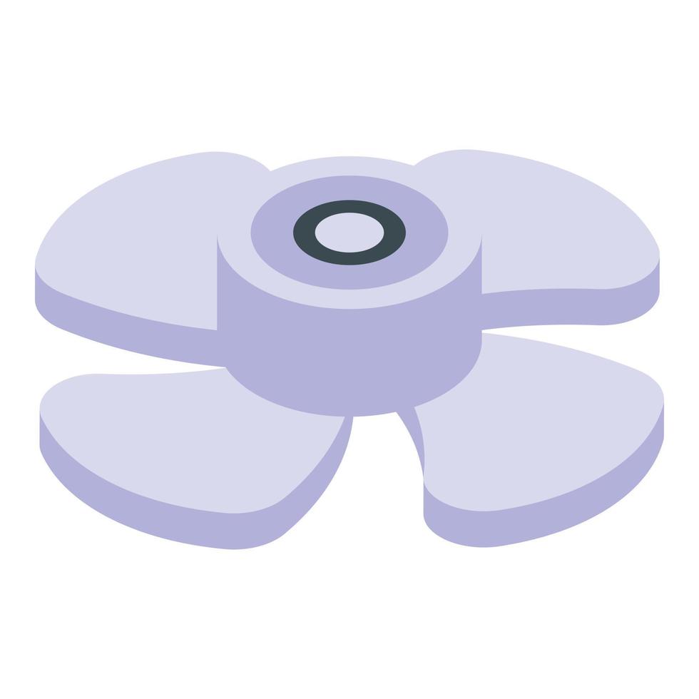 Refrigerator repair fan icon isometric vector. Electrical household vector