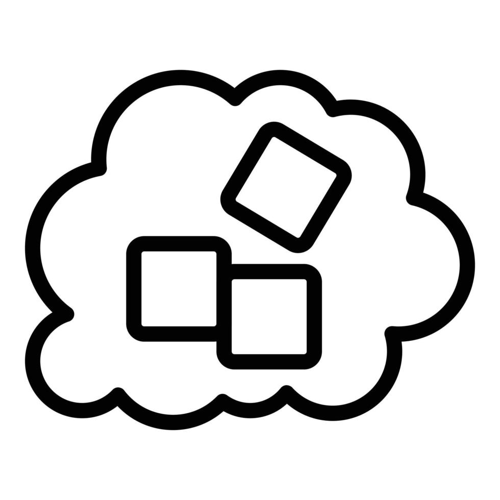 Fine motor skills icon outline vector. Game toy vector